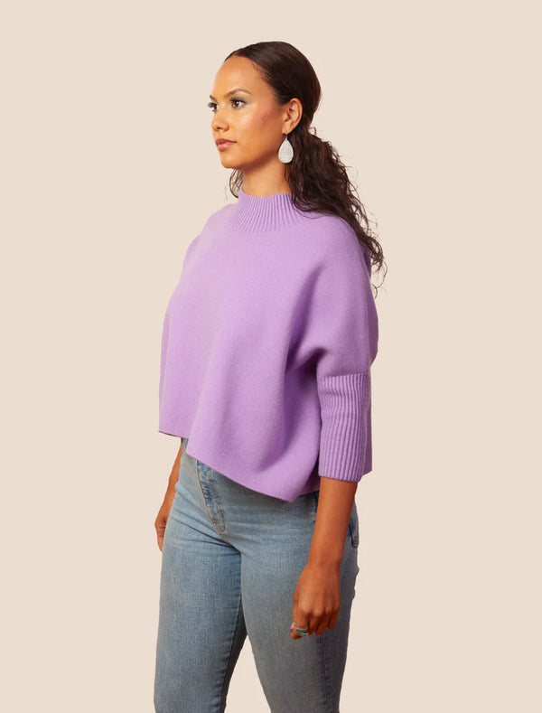 Lavender Aja Sweater