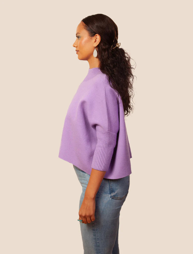Lavender Aja Sweater