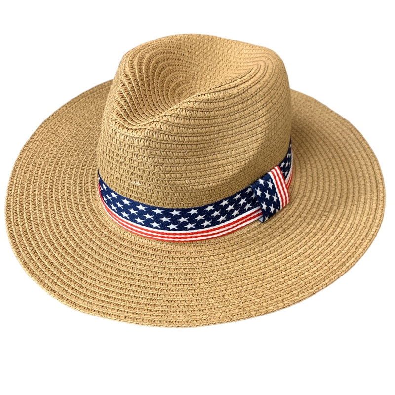 Panama Flag Hat - 3 Colors One Size Natural