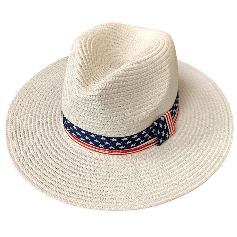 Panama Flag Hat - 3 Colors One Size White