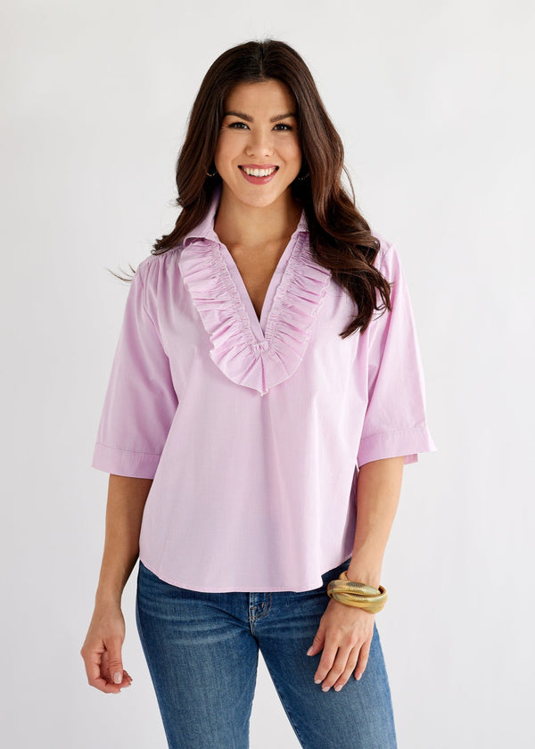 Maya Top - Pink Stripe
