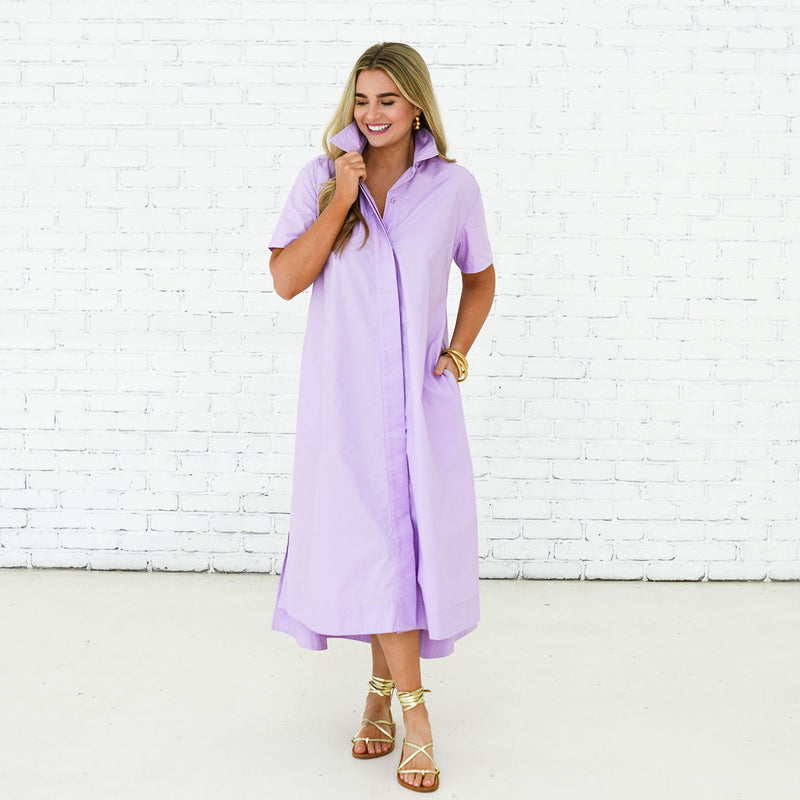 Millie Dress Long Lavender