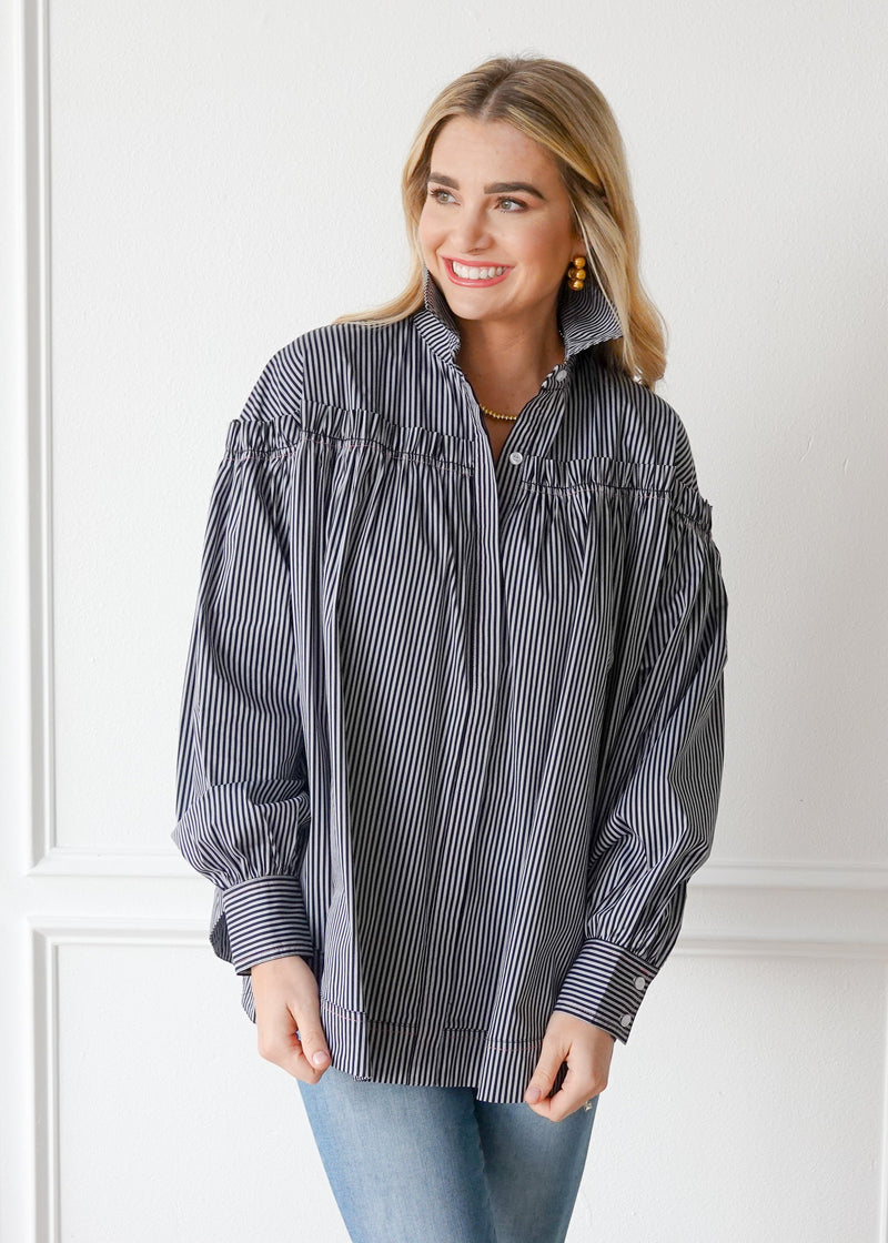 Miriam Top - Black Stripe