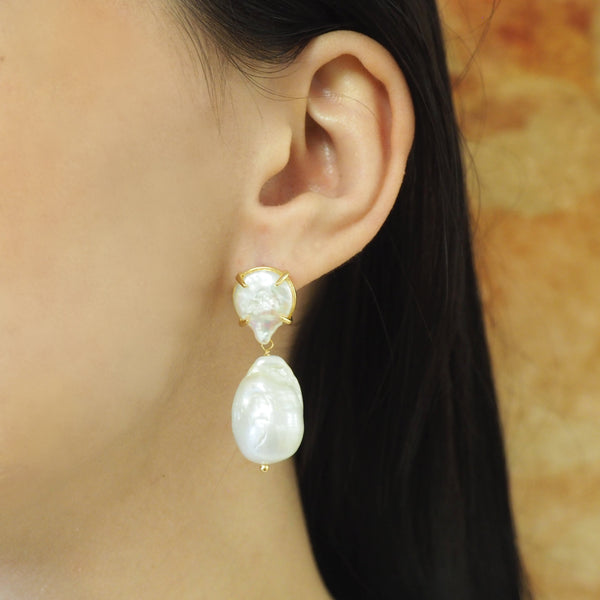 Baroque Pearl Earrings