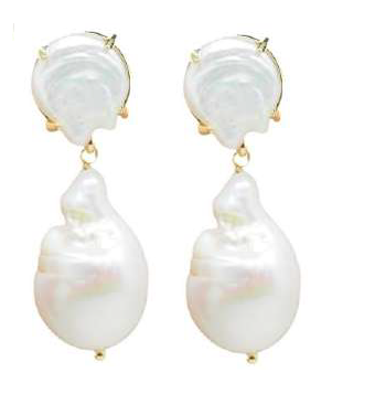 Baroque Pearl Earrings