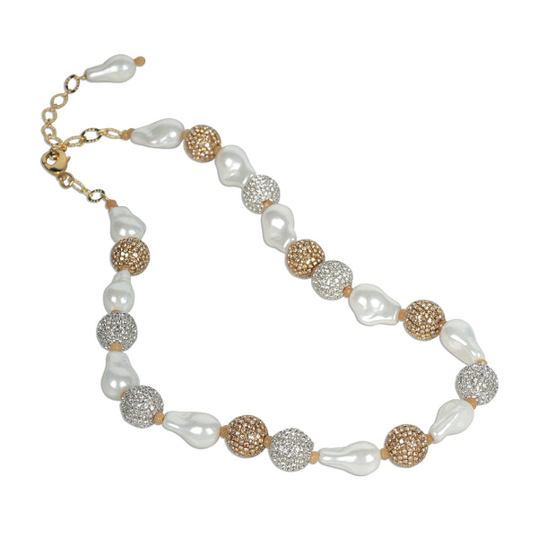 Pearl and Gold Necklace
