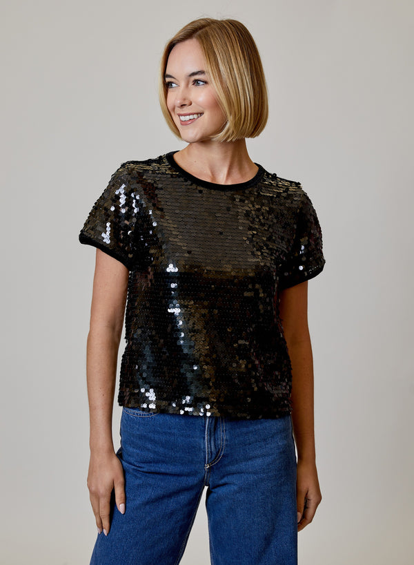 Sequin Tee