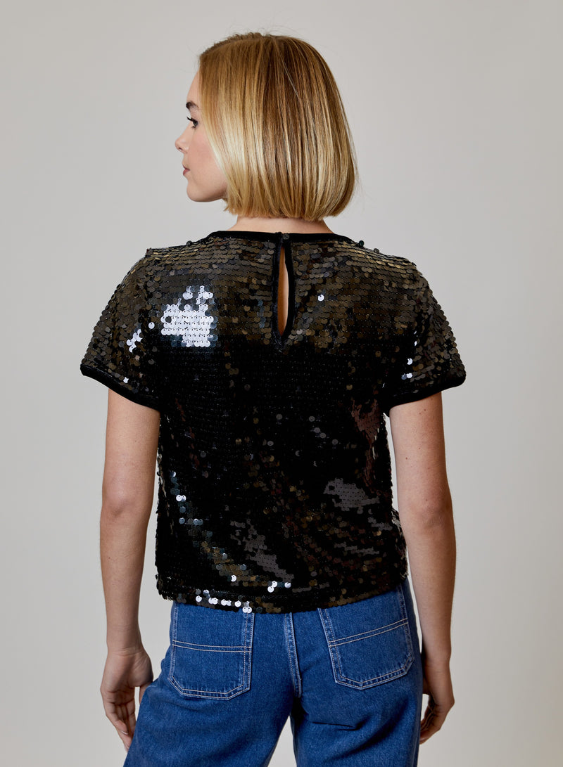 Sequin Tee
