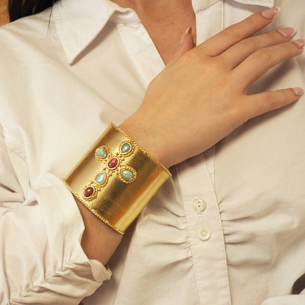 Faith Amazonite Cuff