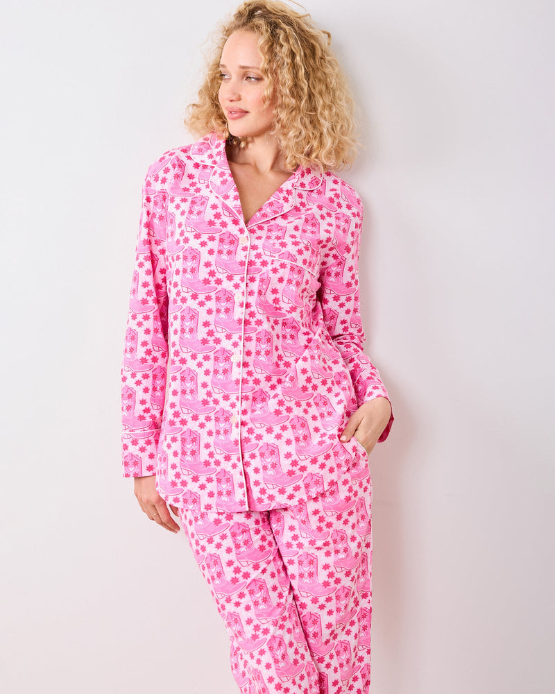 Rhinestone Cowgirl - Long Sleep Set