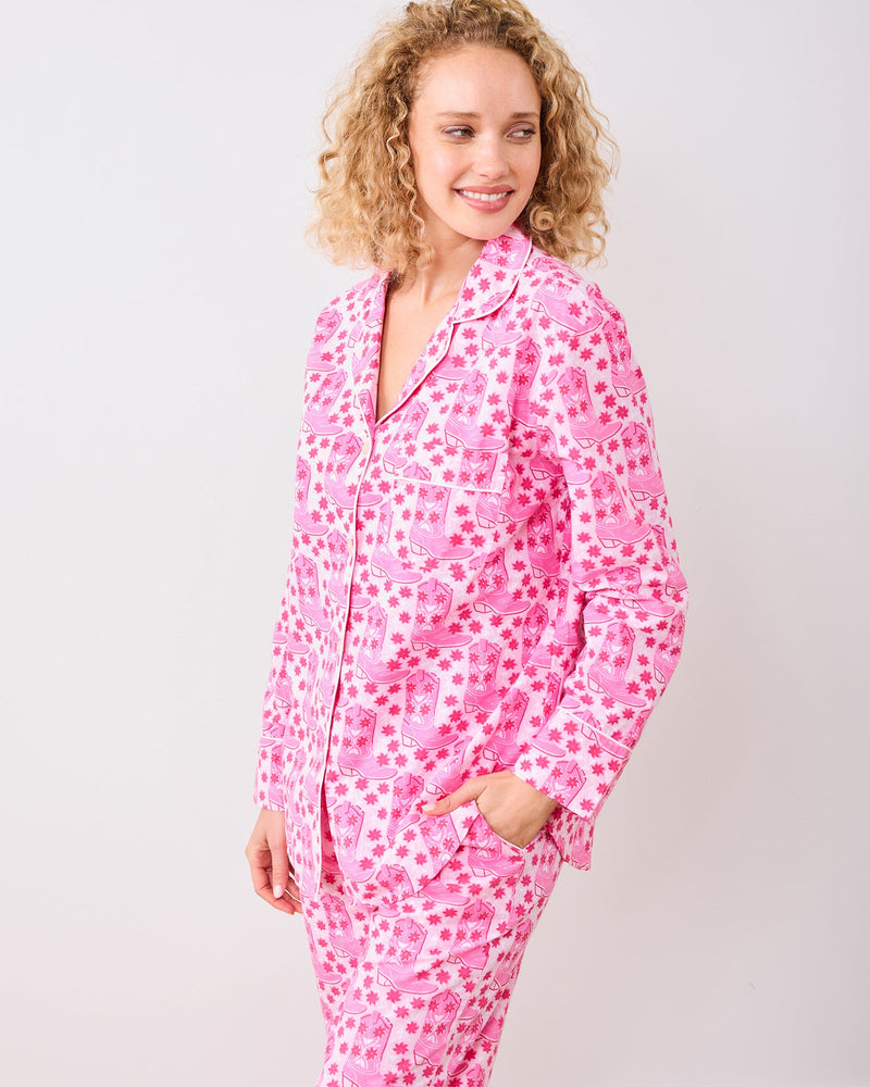 Rhinestone Cowgirl - Long Sleep Set