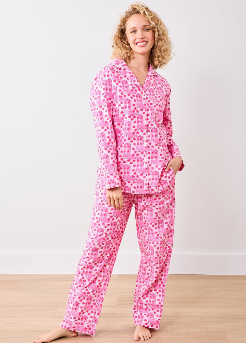 Rhinestone Cowgirl - Long Sleep Set