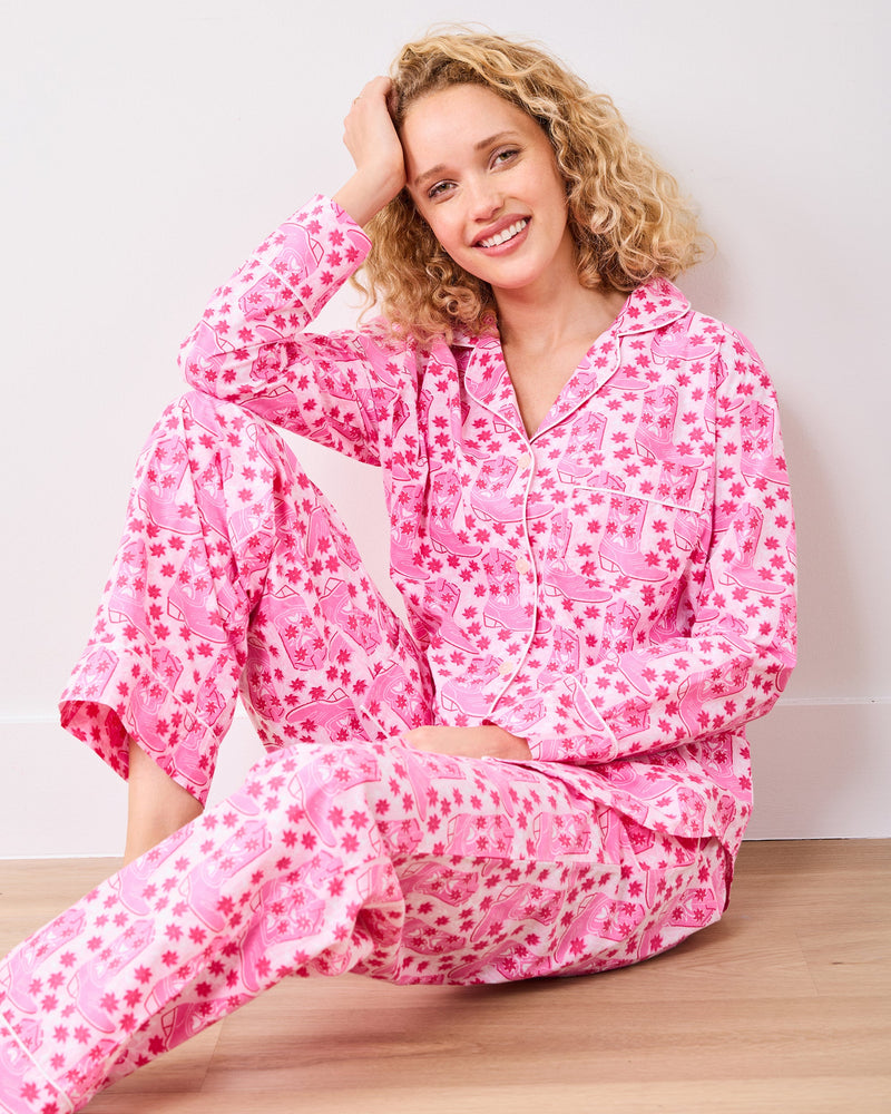Rhinestone Cowgirl - Long Sleep Set