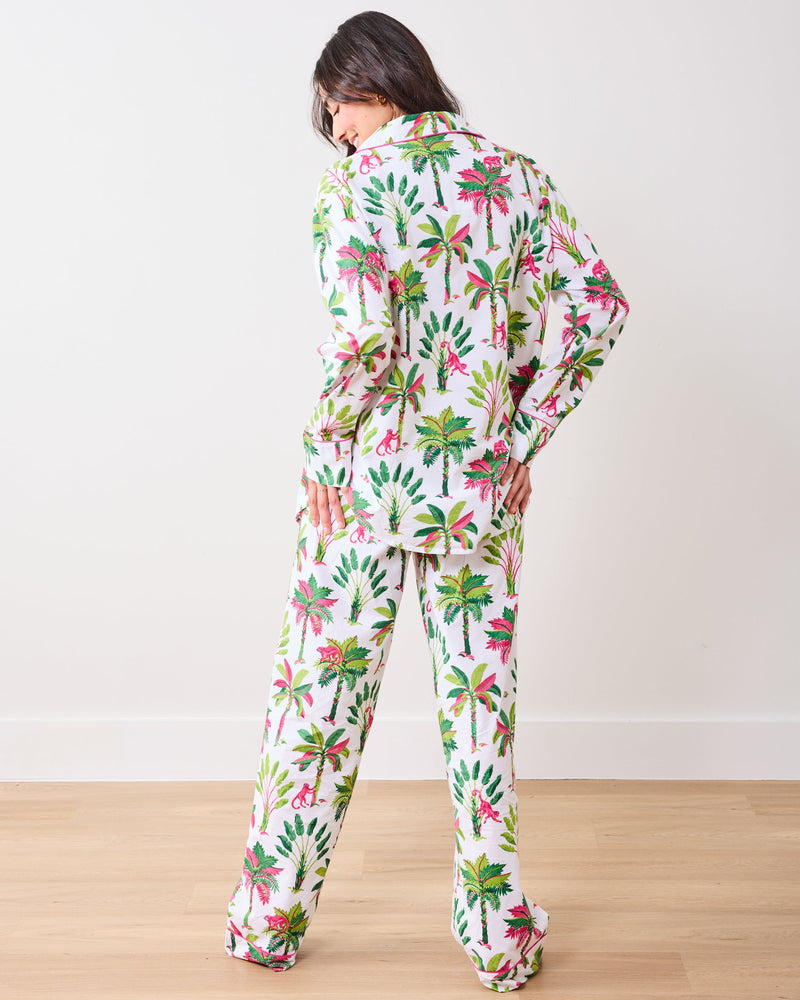 Royal Palms - Long PJ Set