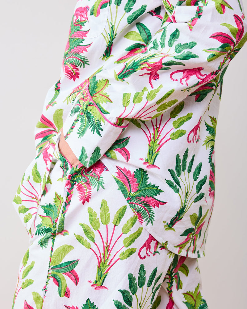 Royal Palms - Long PJ Set