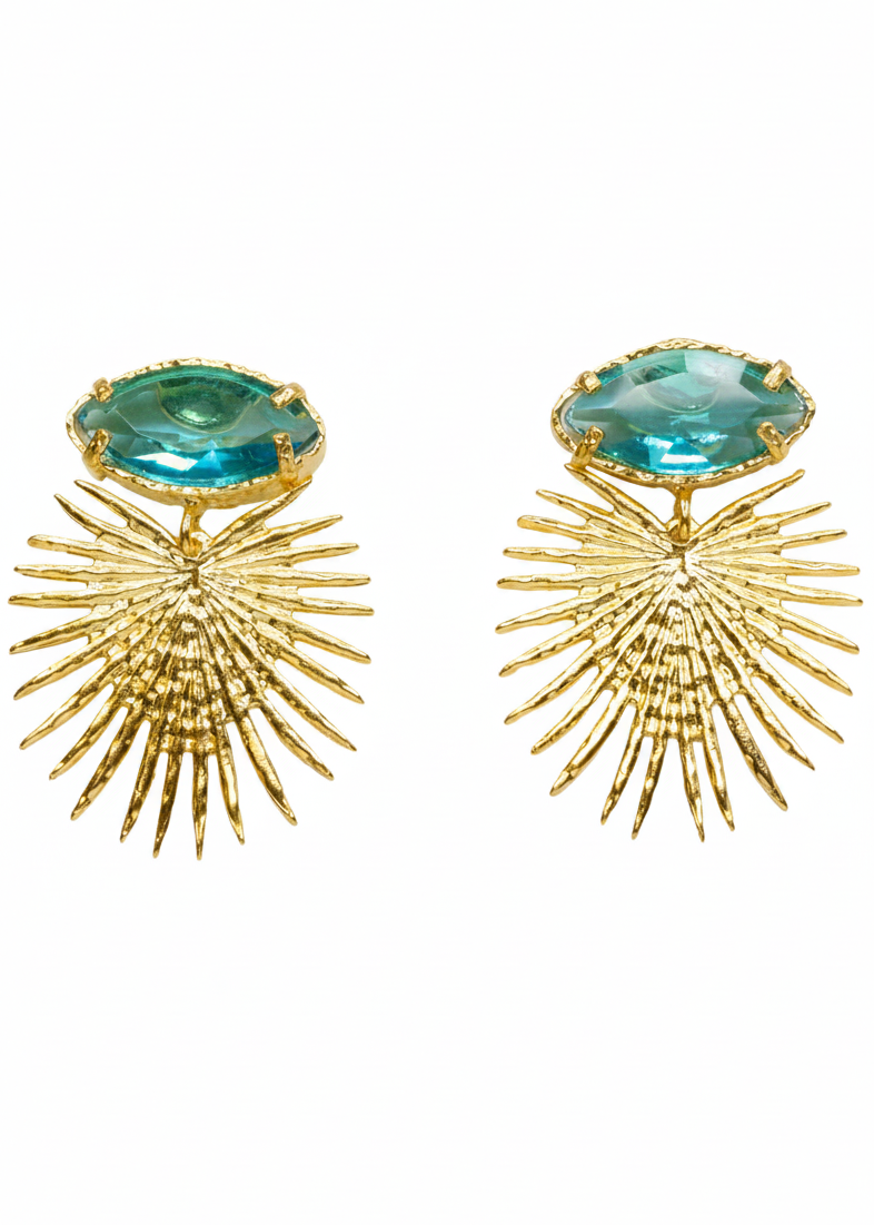 Aqua Blue Earrings