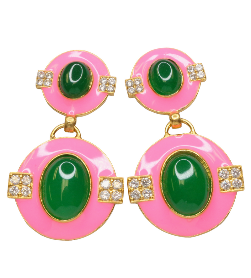 Enamel Earrings