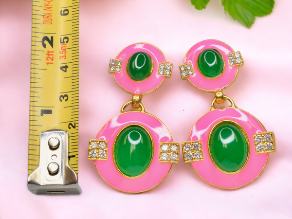 Enamel Earrings