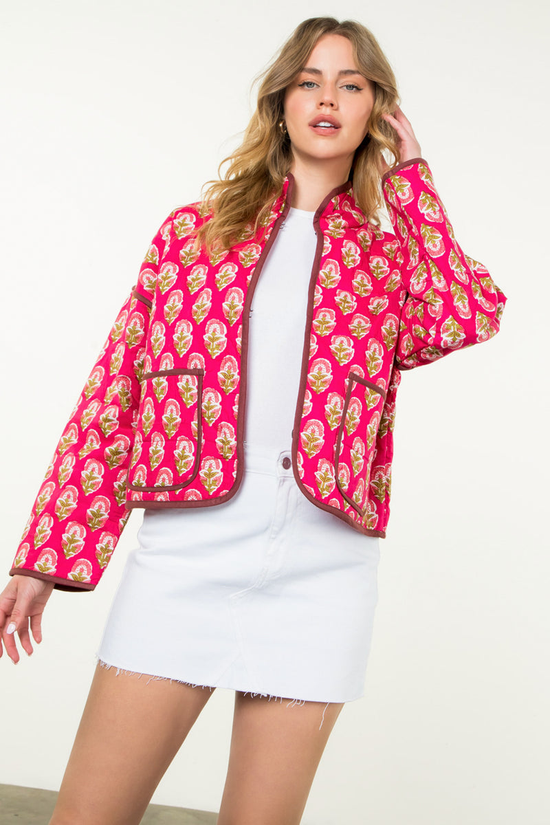 Quilted Flower Jacket