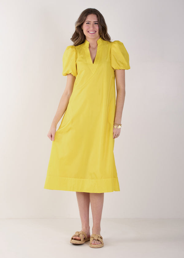 Hampton Dress - Lemon