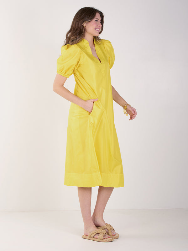 Hampton Dress - Lemon