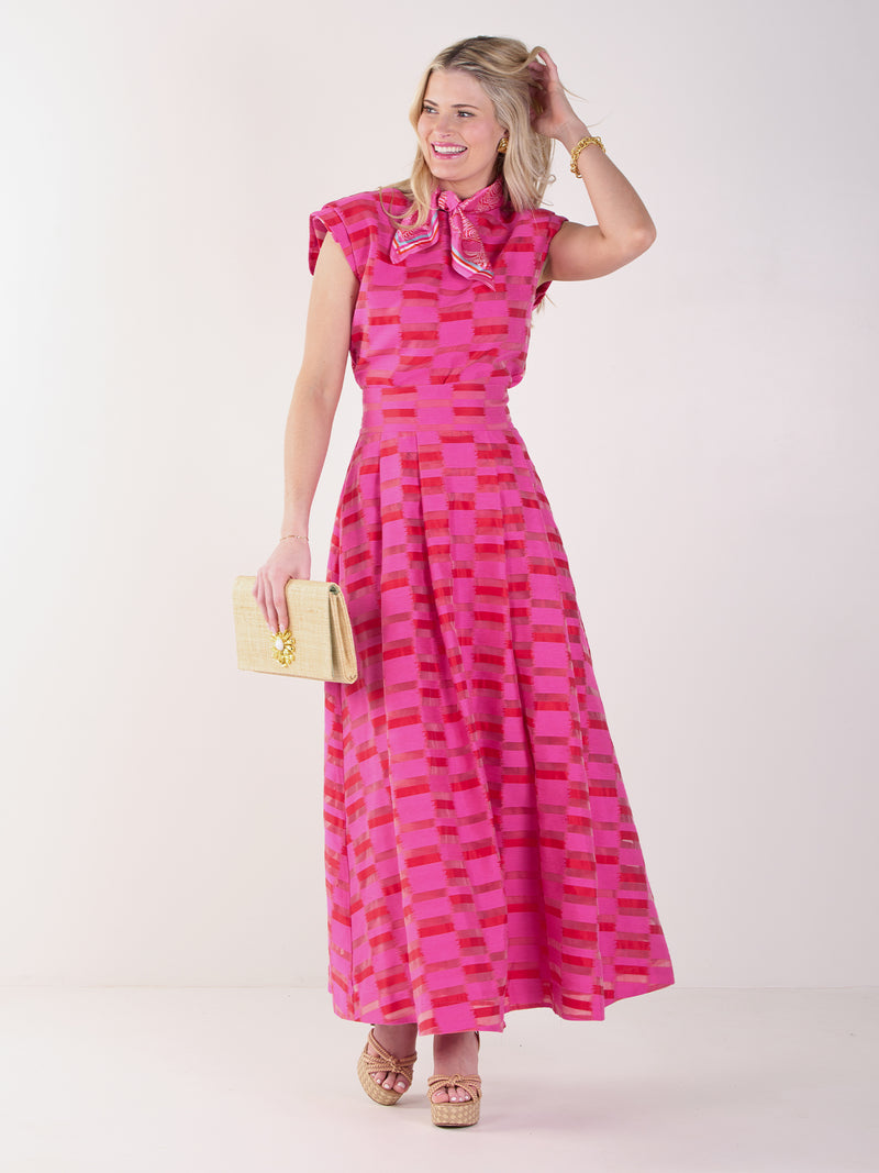 Milly Skirt - Sunset Stripe