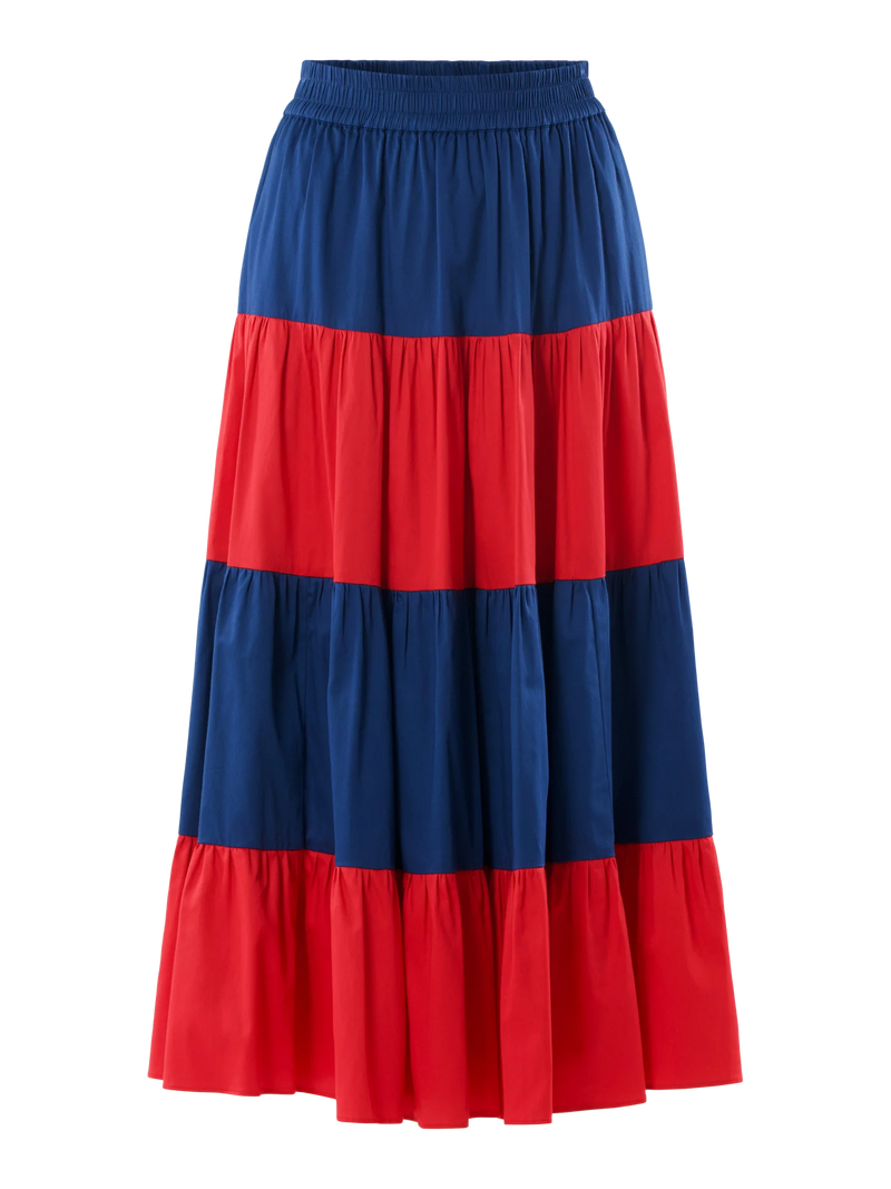 Tiered Maxi Skirt - Americano