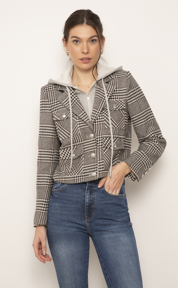 Celine Plaid Dickie Jacket