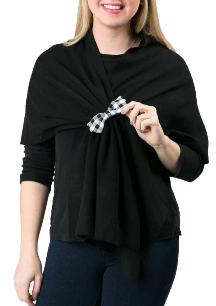 Kaden Accent Bow Keyhole Wrap