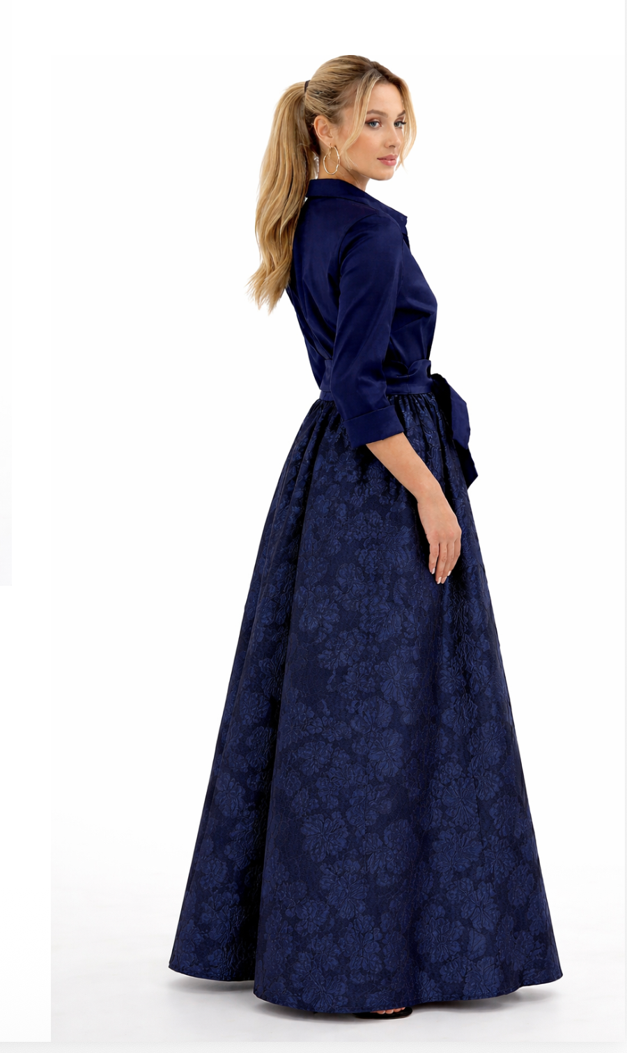 Long Shirt Waist Dress