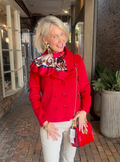 Double Breasted Corduroy Jacket