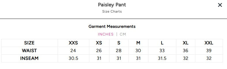 Paisley Pant