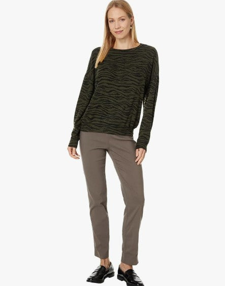Ankle Pant w/ Back Slit - 4 Colors