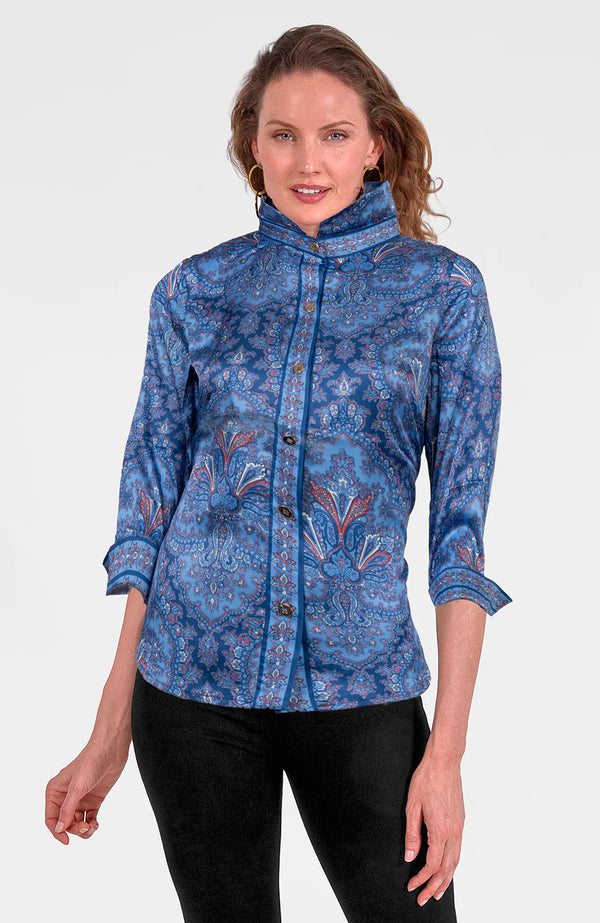Boyfriend Shirt - Passion Paisley