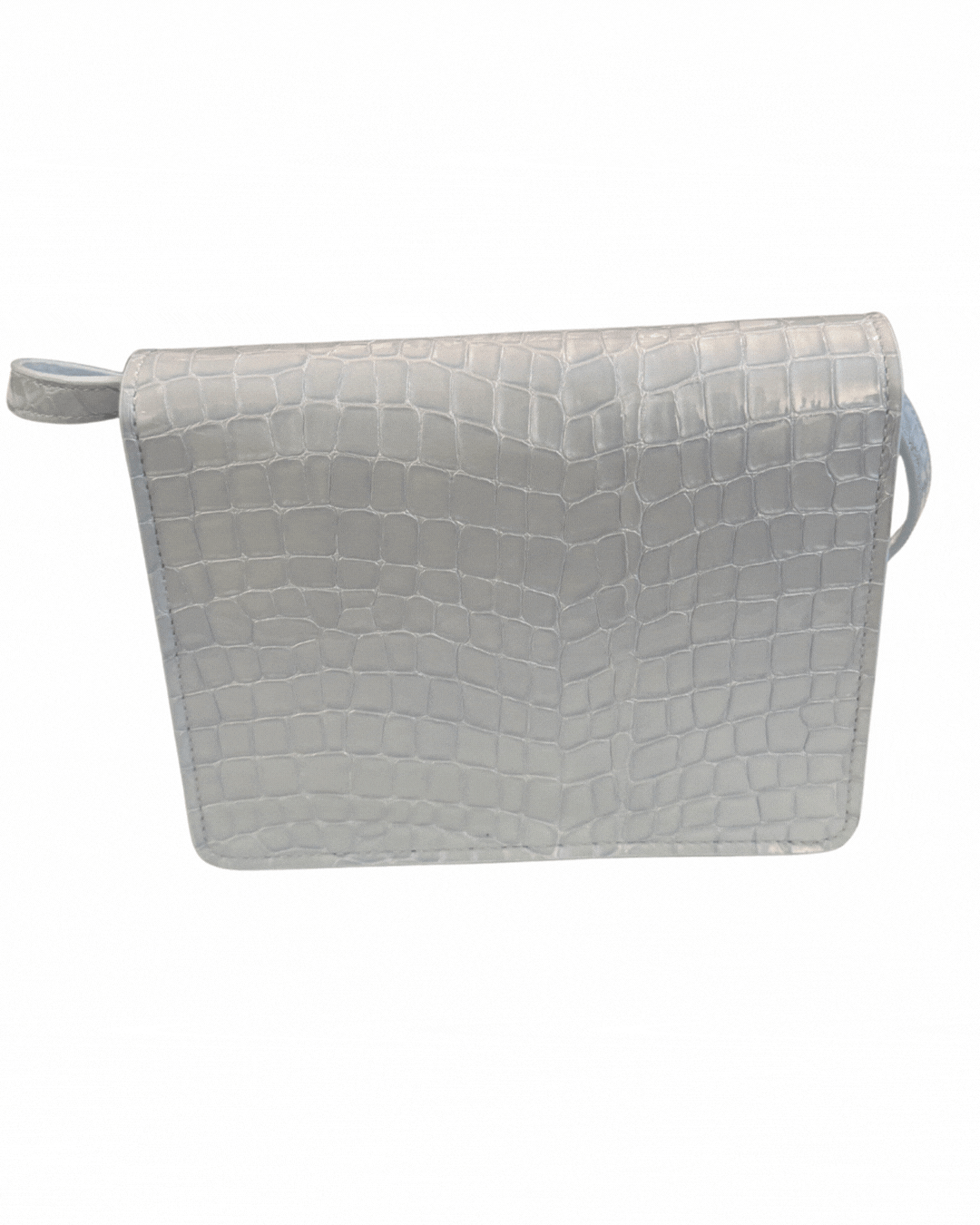 Envelope Faux Croc Bag