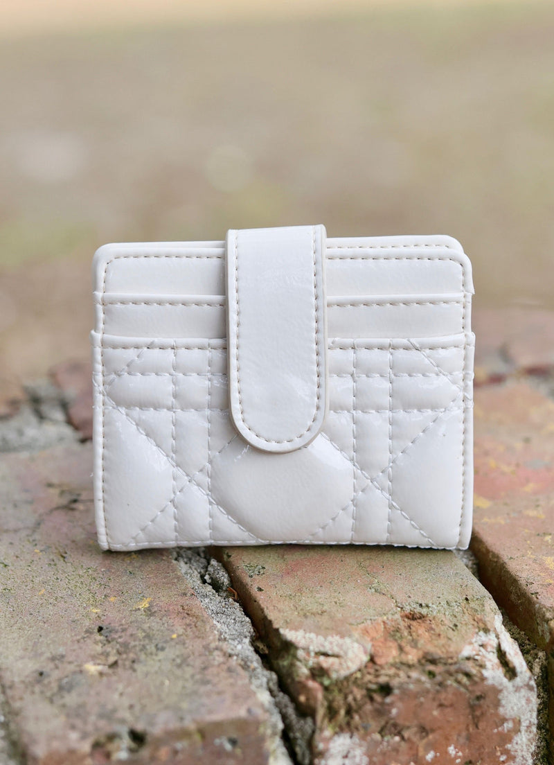 Tate Card Holder Wallet - 3 Colors One Size Ivory
