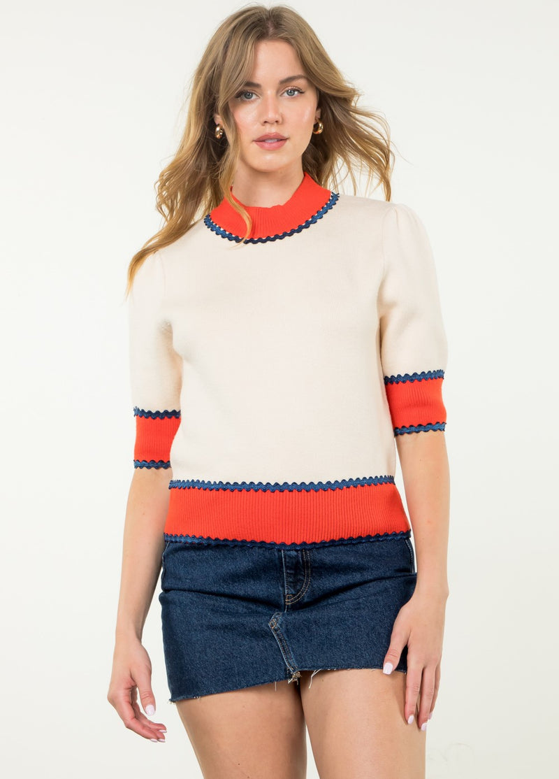 Colorblock Sweater