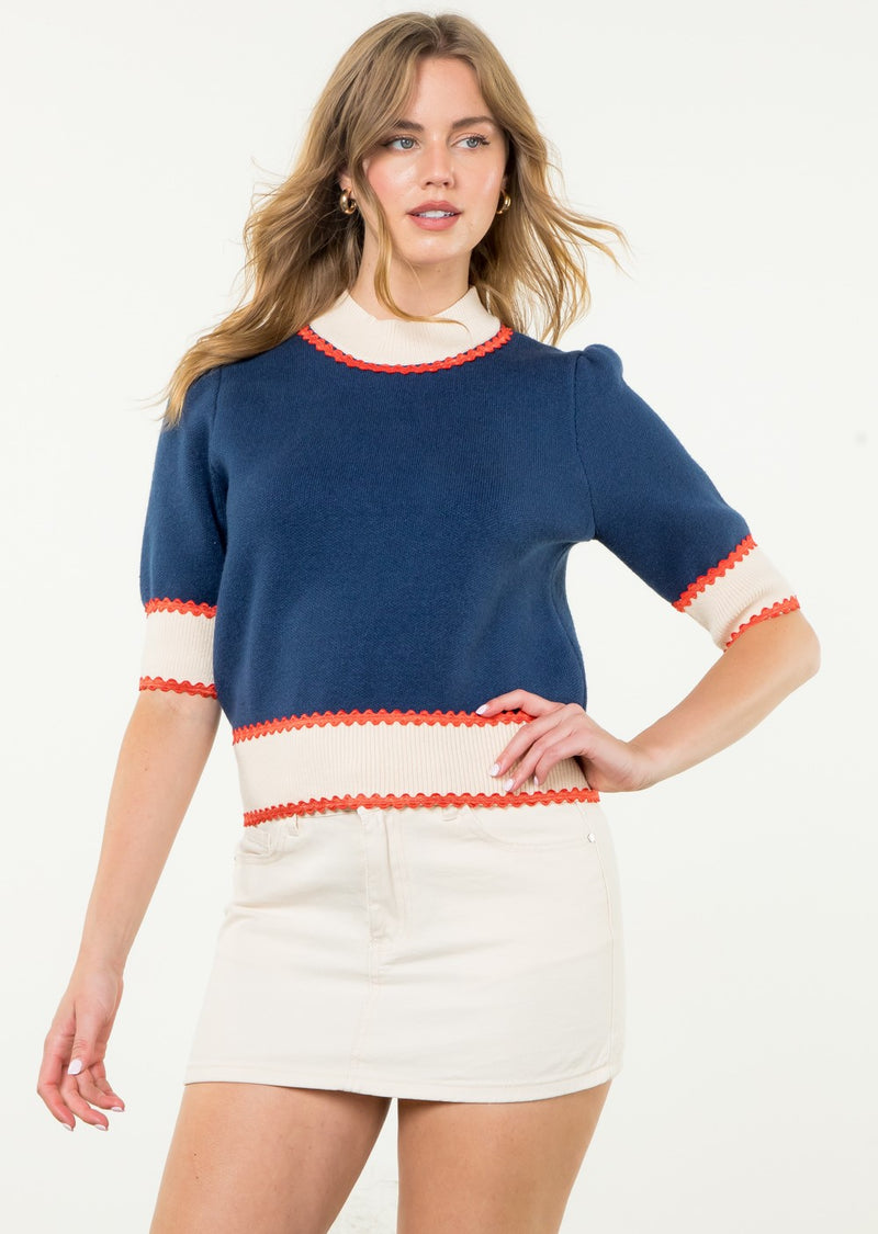 Colorblock Sweater