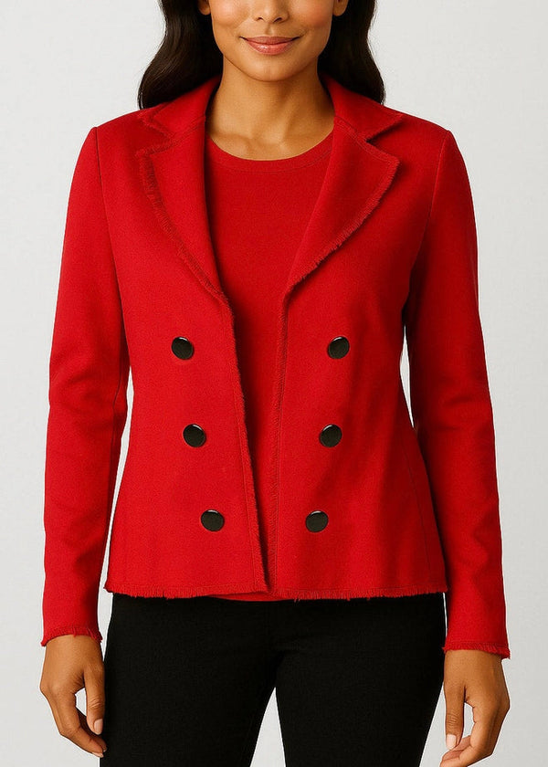 Fringe Trim Jacket - 2 Colors