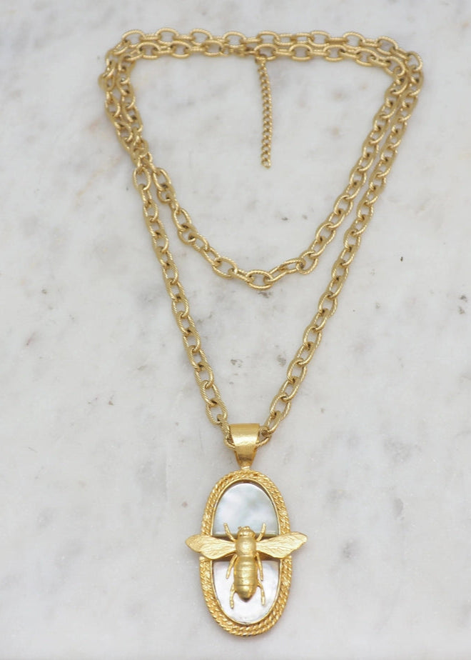 Royal Bee Necklace