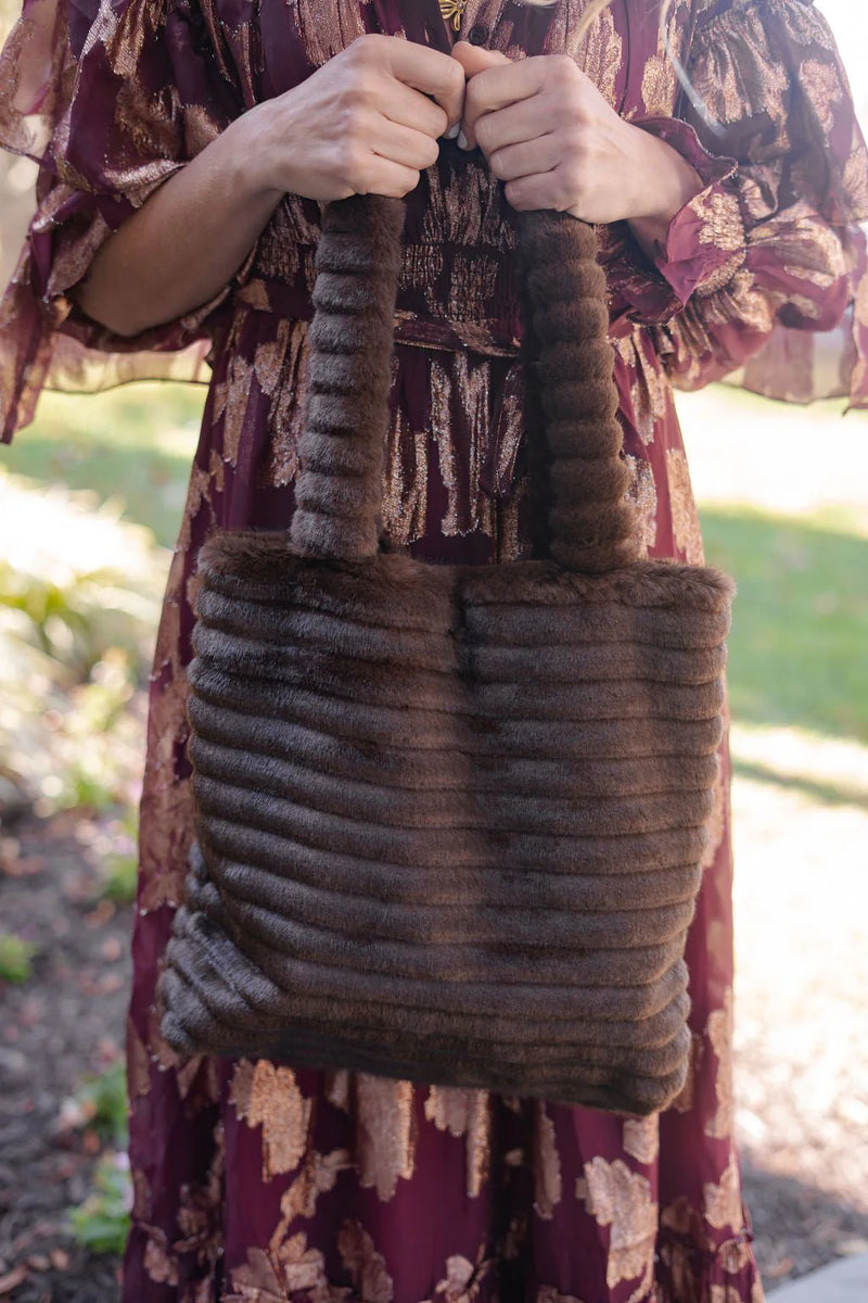 Blake Faux Fur Tote