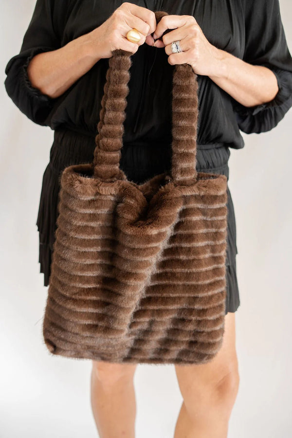Blake Faux Fur Tote