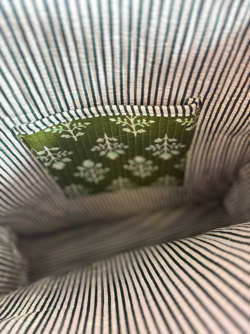 Emerald Bay | Large Quilted Tote Bag