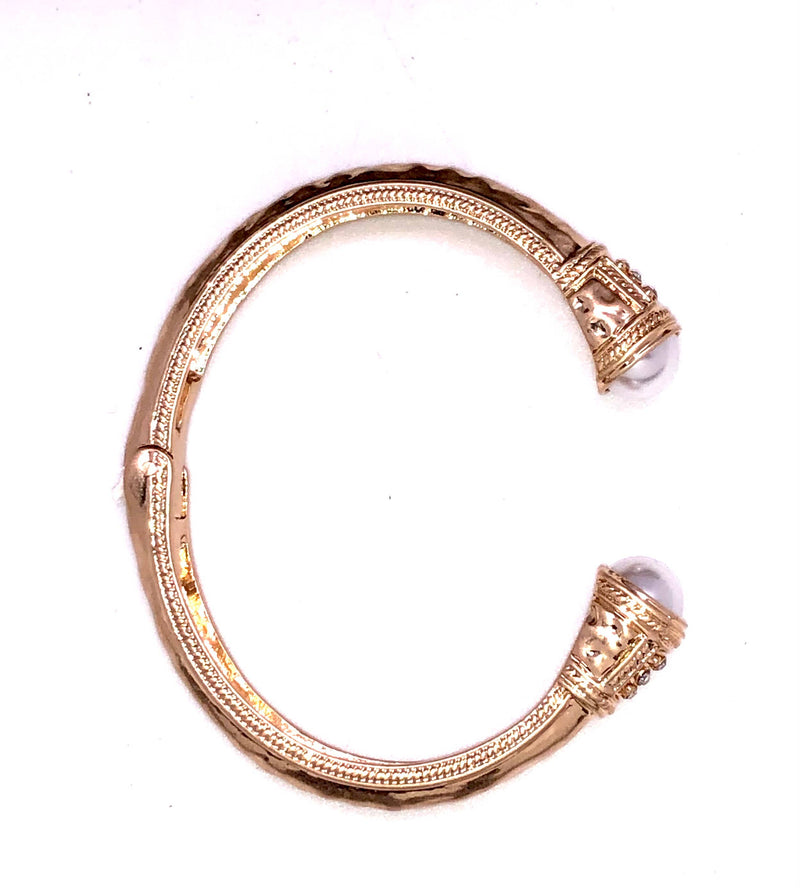 Gold and Pearl Cuff