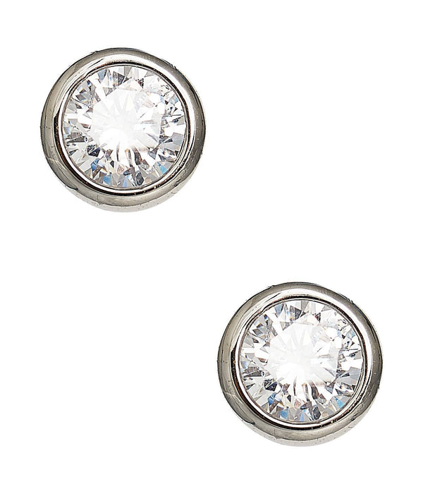The Baby Bezel Stud Earring