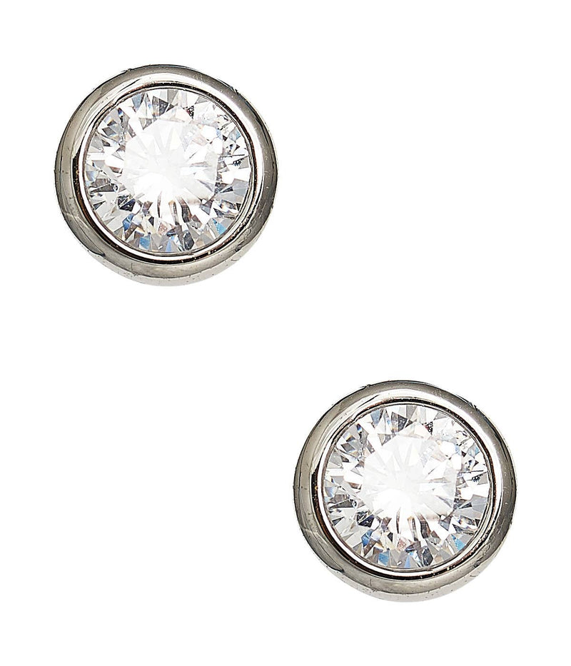 The Baby Bezel Stud Earring