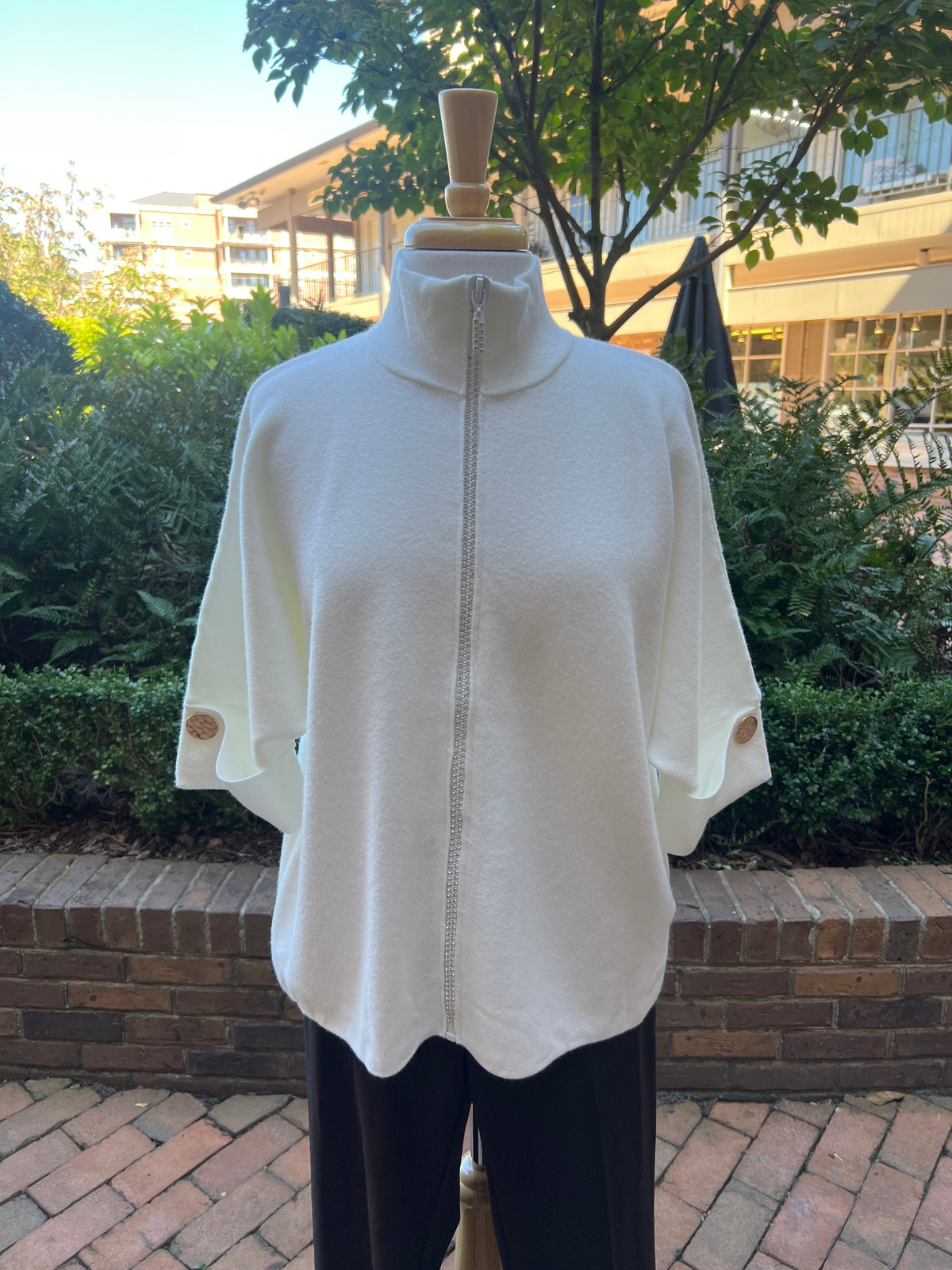 Zip Crystal Cardigan