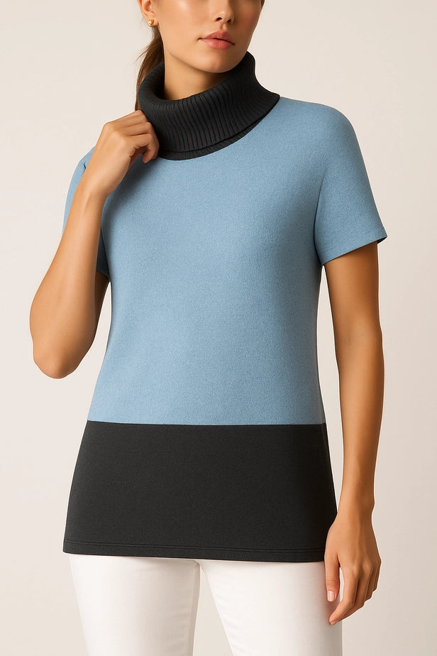 Cowlneck Popover Sweater