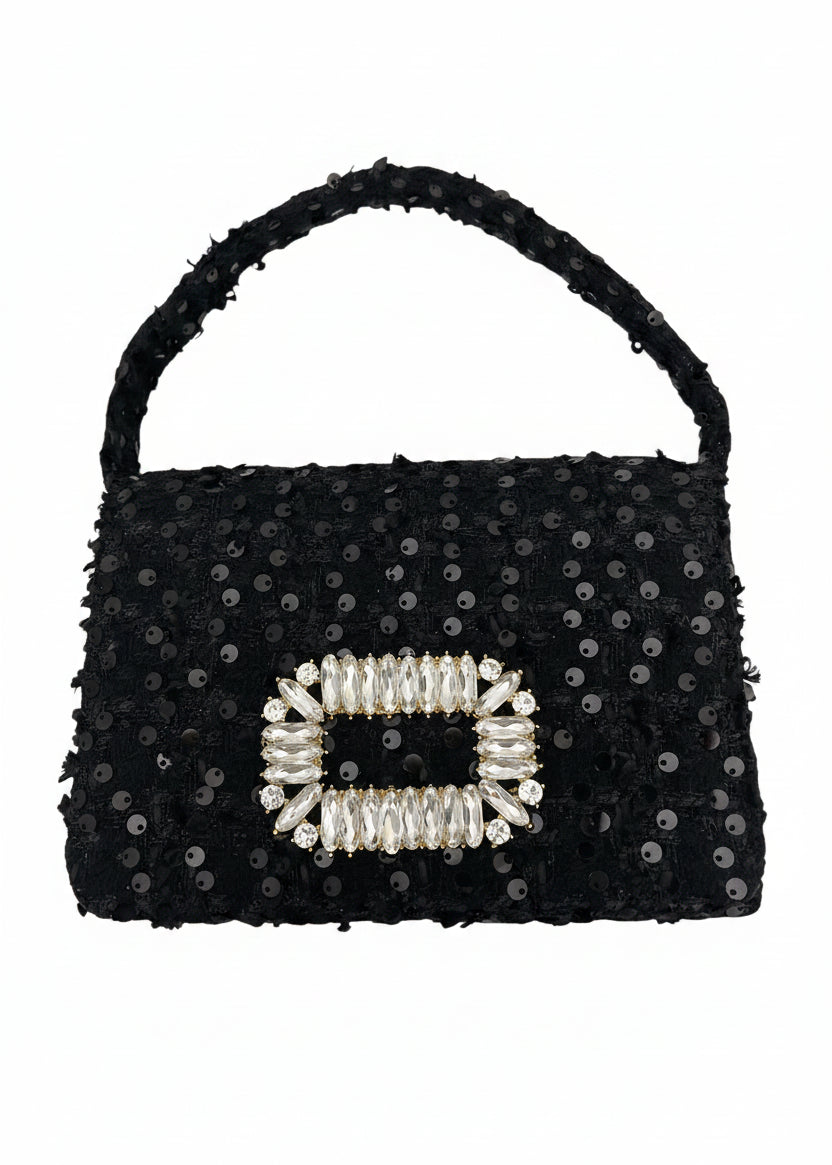 Sparkling Tweed Evening Clutch - 2 Colors