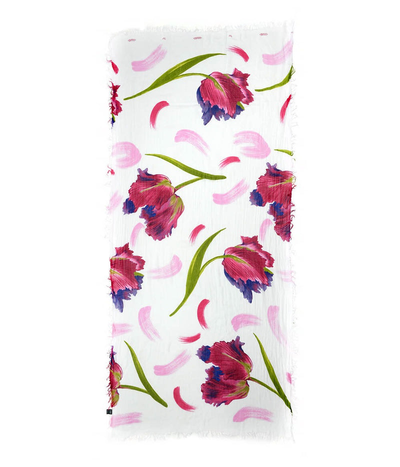 Dali Floral Bamboo Scarf